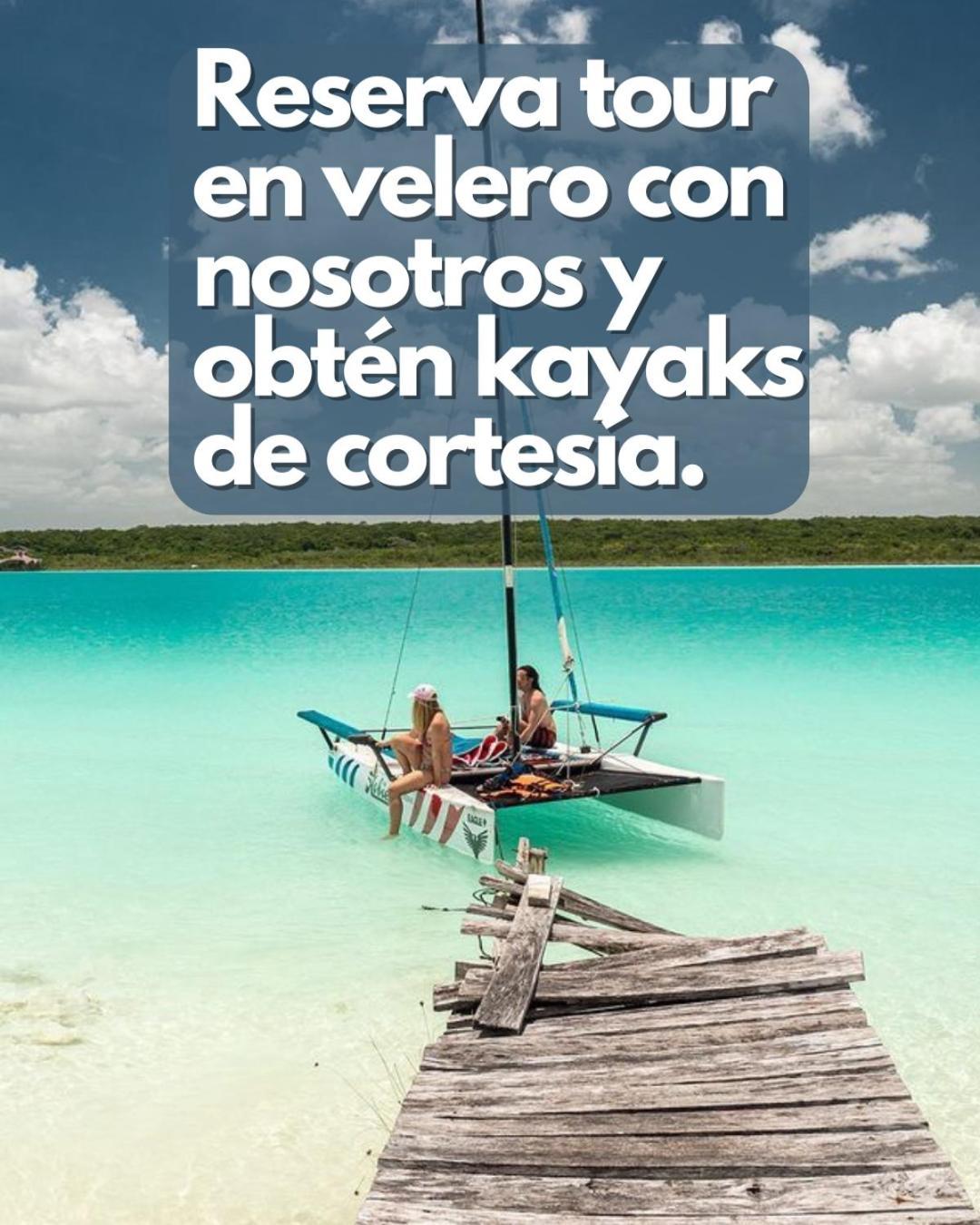 Tortuga Bacalar Bed & Breakfast Exterior foto